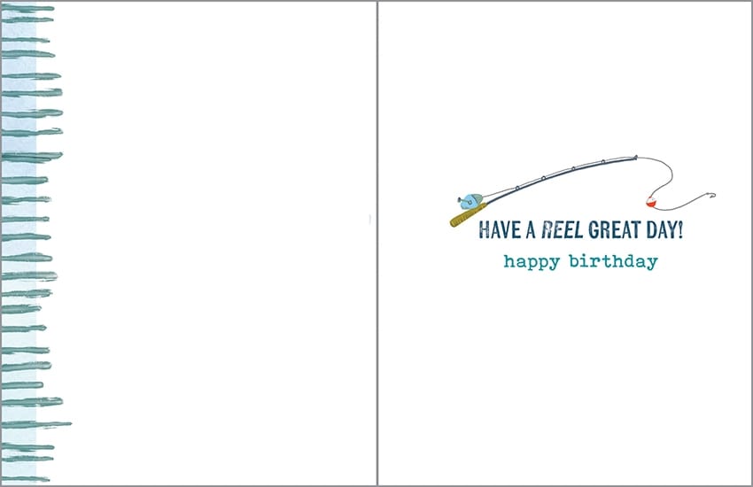 Gina B Designs Cards Gina B Designs Fishing Lures Birthday Card 01454558 Gina B Designs Fishing Lures Birthday Card