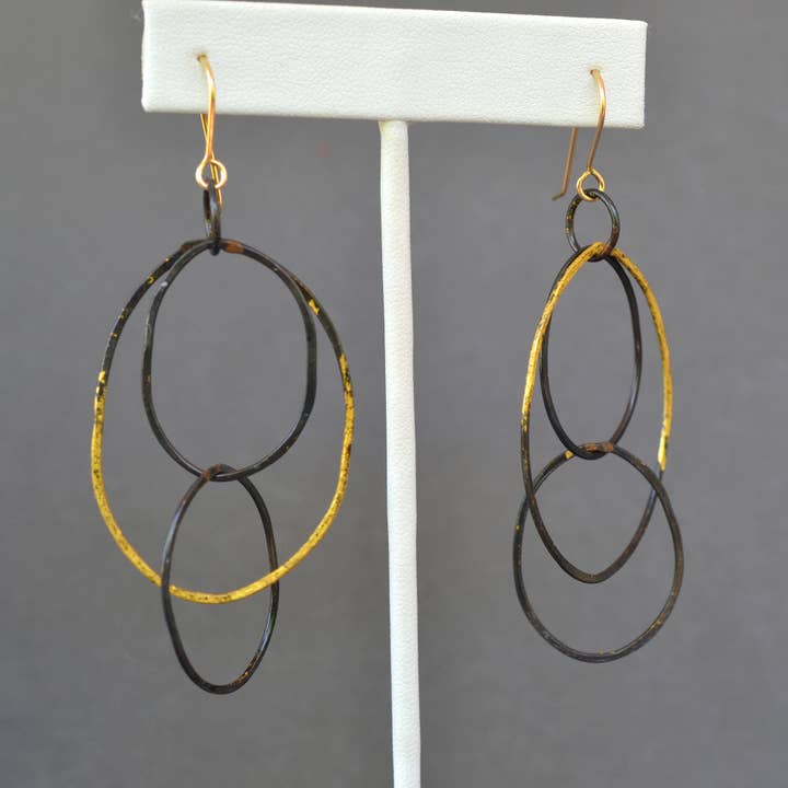 Metamorphosis Metals Long Link Earring