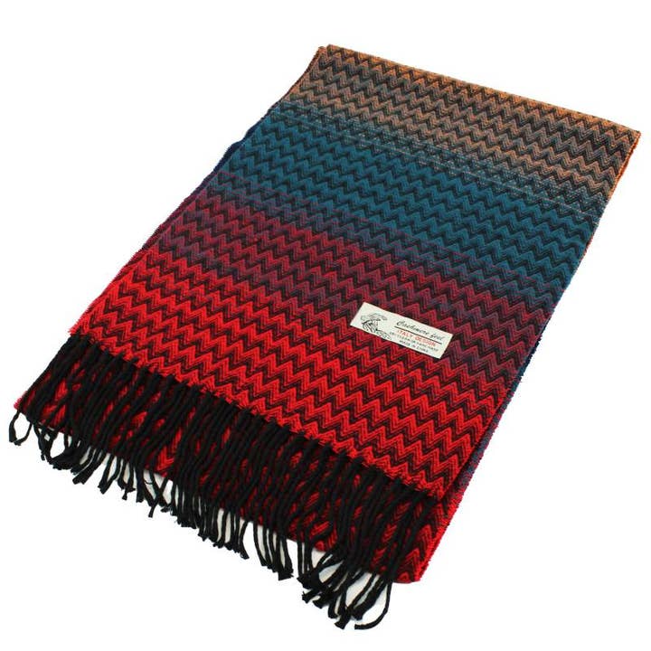 JTC Zig Zag Ombre Scarf - Multiple Colors