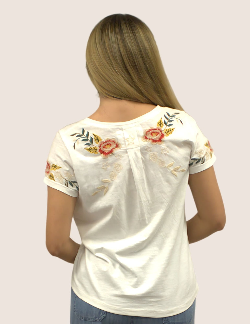 Caite & Kyla Flora Tee
