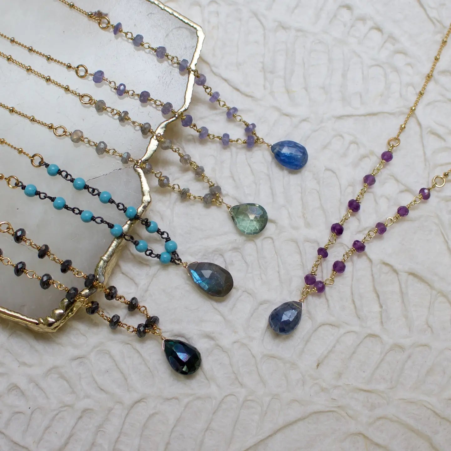 A.V. Max Raina Semi Linked Stone Necklace