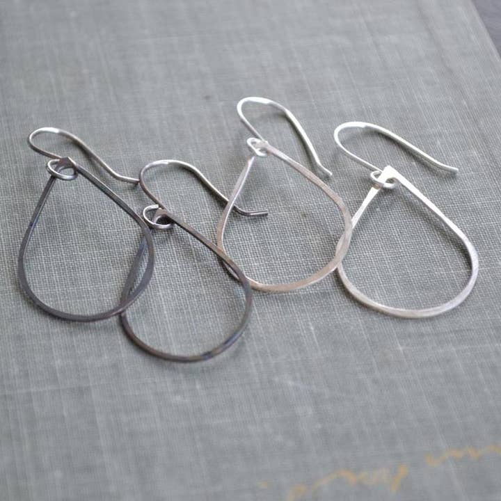 Metamorphosis Metals Earrings Metamorphosis Metals Large Silver Teardrop Earrings 85933278 Metamorphosis Metals Large Silver Teardrop Earrings
