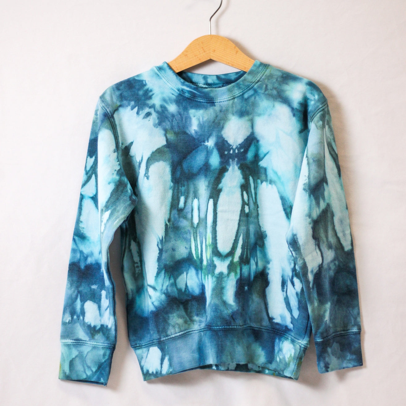 Wildest Kids Ice-Dyed Fleece Crewneck Sweatshirt - Multiple Colors