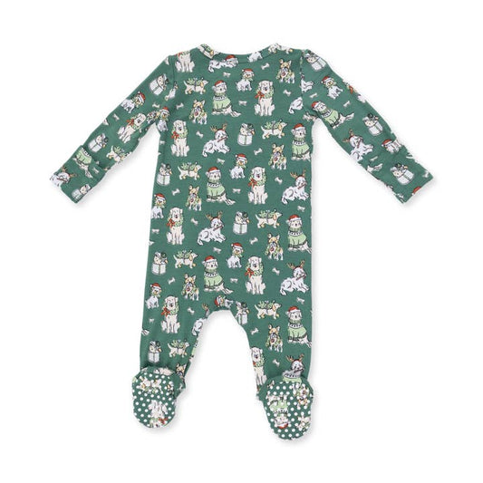 Angel Dear Children's Clothing Angel Dear Holiday 2 Way Zipper Footies - Multiple Prints Angel Dear Holiday 2 Way Zipper Footies - Multiple Prints