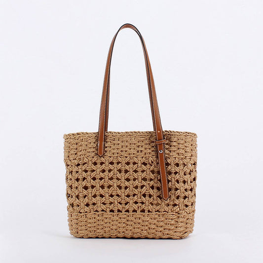ACCITY Bags Stylish Large Hand Woven Tote Stylish Large Hand Woven Tote