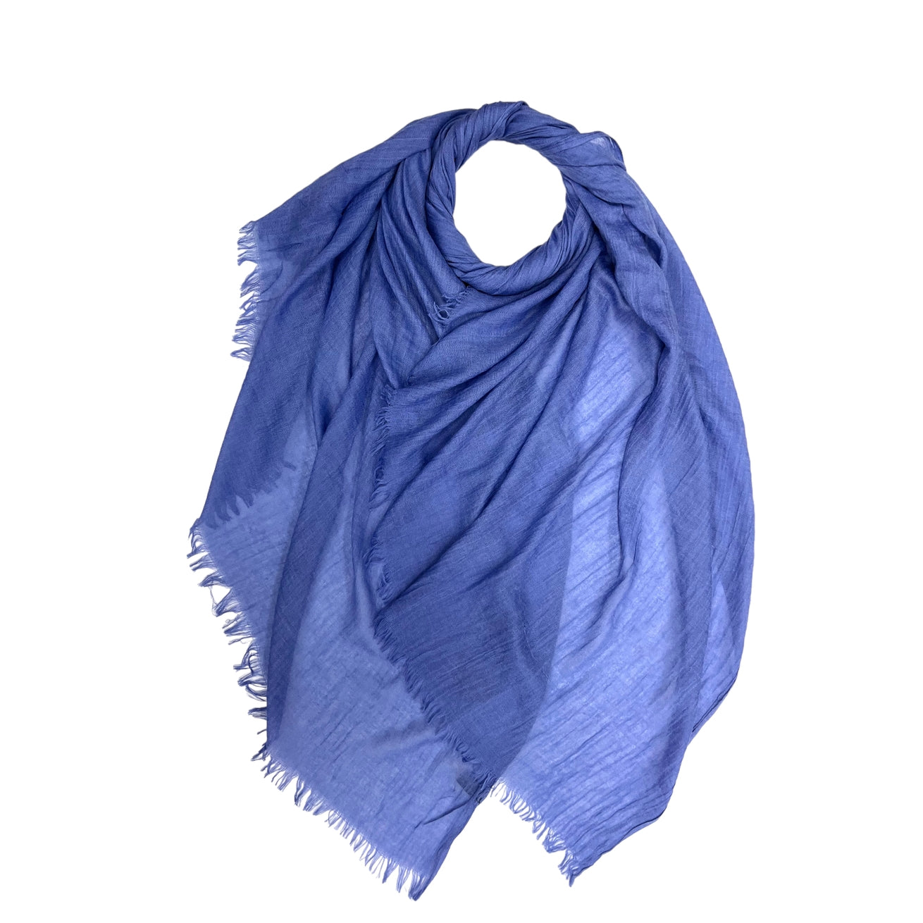 London Scarves Solid Fringe Lightweight Scarf - Multiple Colors