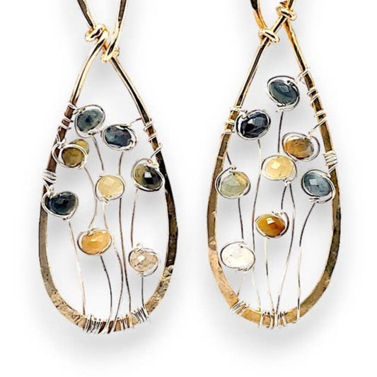 Art By Any Means Earrings Art By Any Means Wildflower Cat's Eye Earrings 48924894 Art By Any Means Wildflower Cat's Eye Earrings