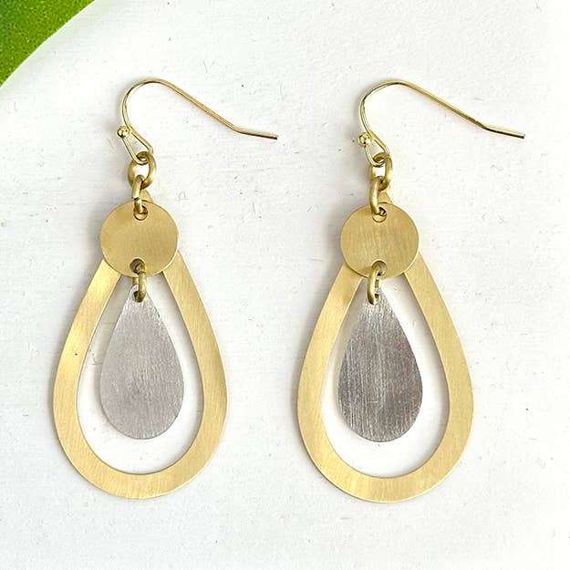 World Finds Radiant Charmed Teardrop Earring