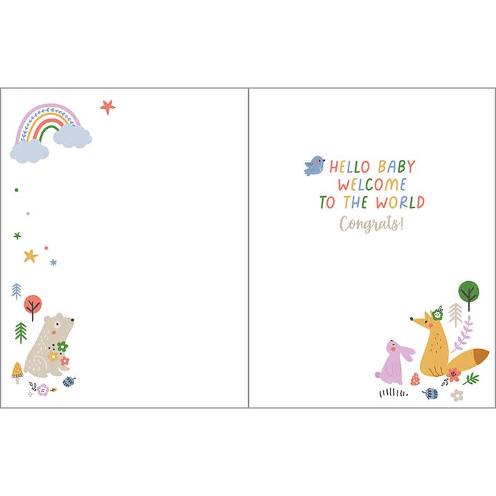 Gina B Designs Adventure Begins Baby Card
