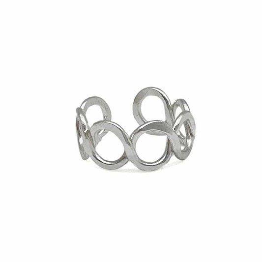Anju Jewelry Rings Anju Jewelry Silver Open Circle Ring 59033054 Anju Jewelry Silver Open Circle Ring