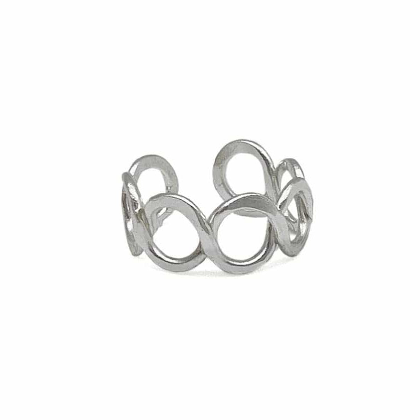 Anju Jewelry Rings Anju Jewelry Silver Open Circle Ring 59033054 Anju Jewelry Silver Open Circle Ring