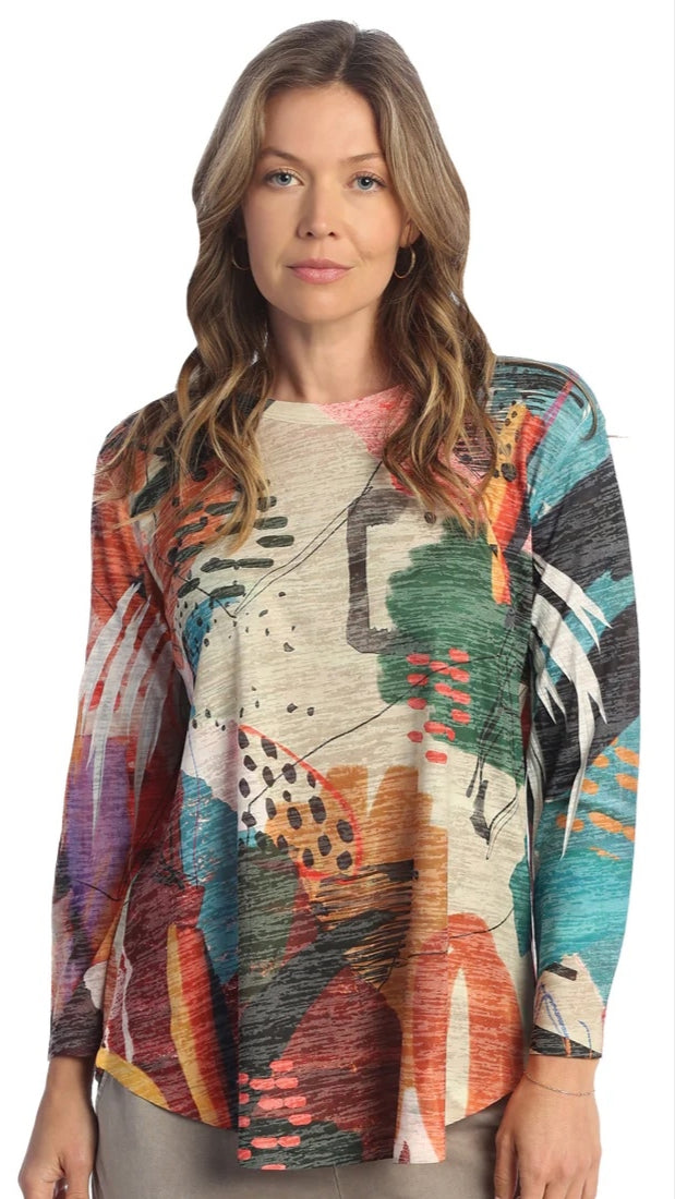 Jess & Jane Burnout Tee - Multiple Prints