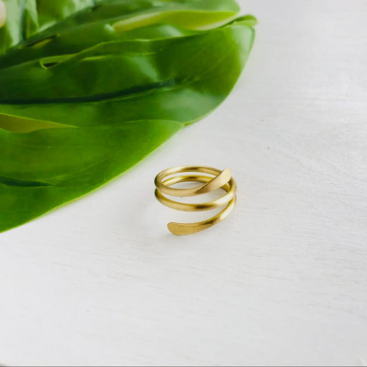 World Finds Rings World Finds Coiled Wrap Ring - Multiple Colors 45550558 World Finds Coiled Wrap Ring - Multiple Colors