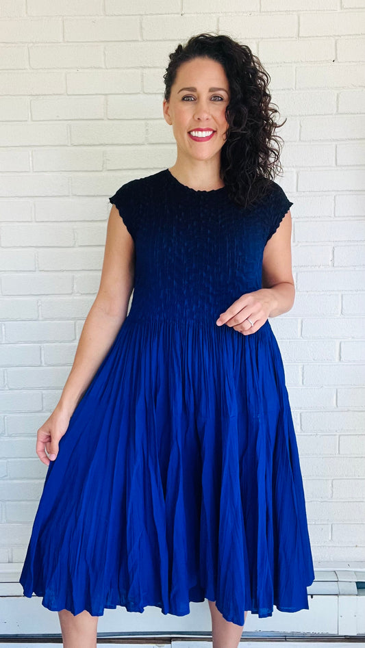 Vanite Dresses Vanite Ombre Cap Sleeve Dress - Multiple Colors 80420830 Vanite Ombre Cap Sleeve Dress - Multiple Colors
