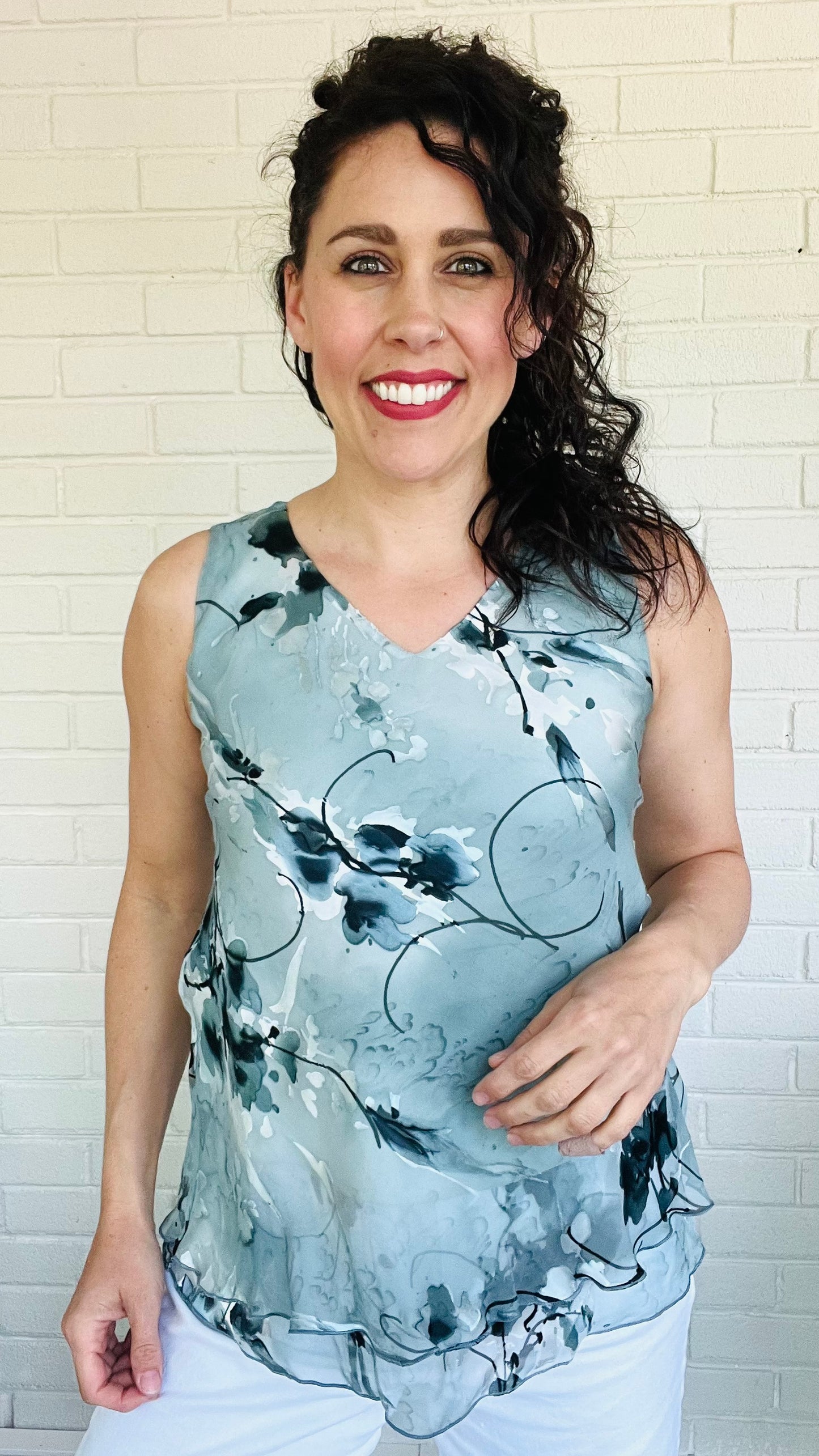 Ammpoure Silk Camisole - Multiple Prints