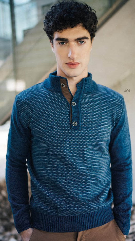 Dario Beltran 1931 Men's Sweaters Dario Beltran Button Down Knit Sweater - Multiple Colors 55454174 Dario Beltran Button Down Knit Sweater - Multiple Colors