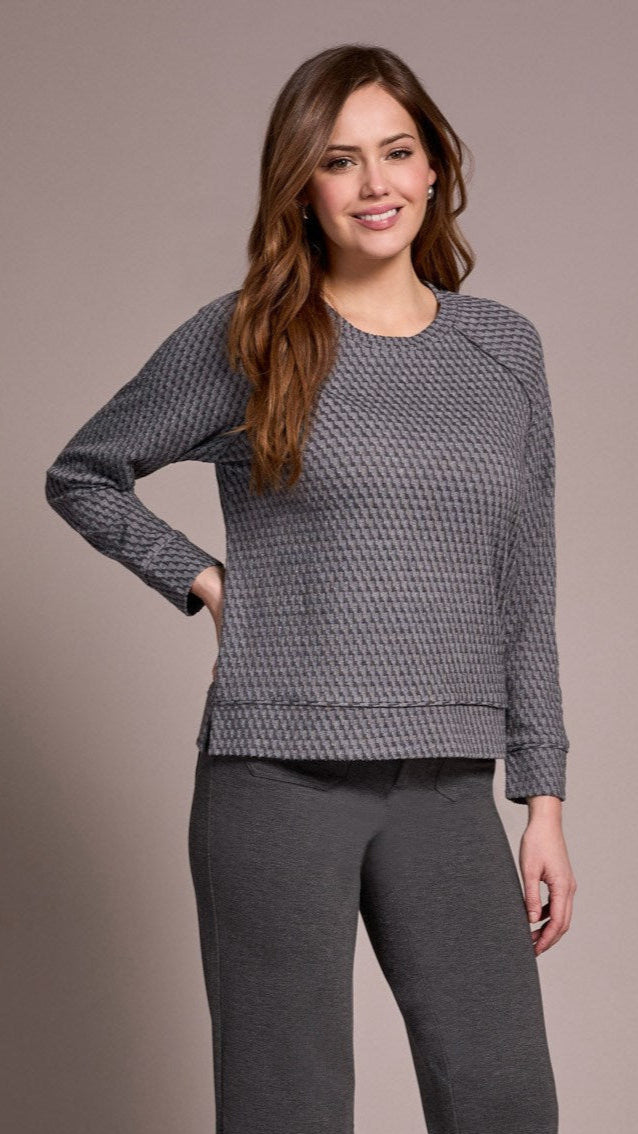 Tribal Long Sleeve Raglan Top - Multiple Colors