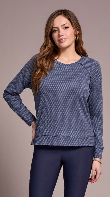 Tribal Long Sleeve Raglan Top - Multiple Colors