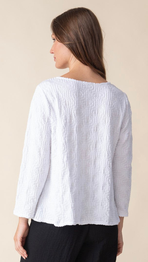 Habitat Sunburst Knit Boatneck Tee