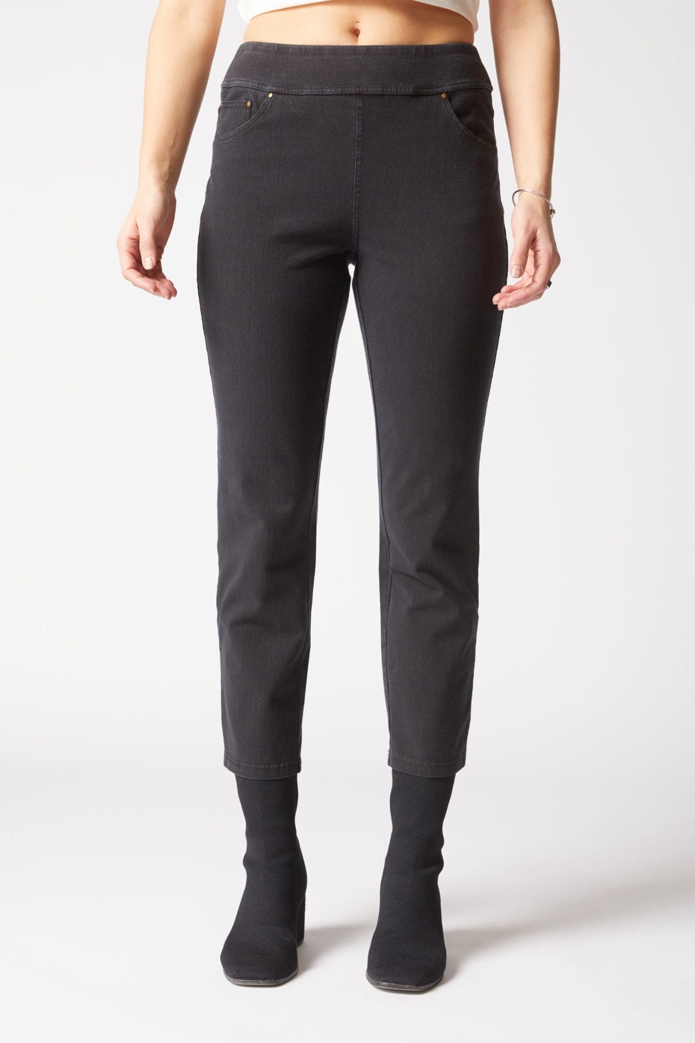 Habitat Pants Habitat Stonewash Denim Capri Knit Jean - Multiple Colors 05038814 Habitat Stonewash Denim Capri Knit Jean - Multiple Colors