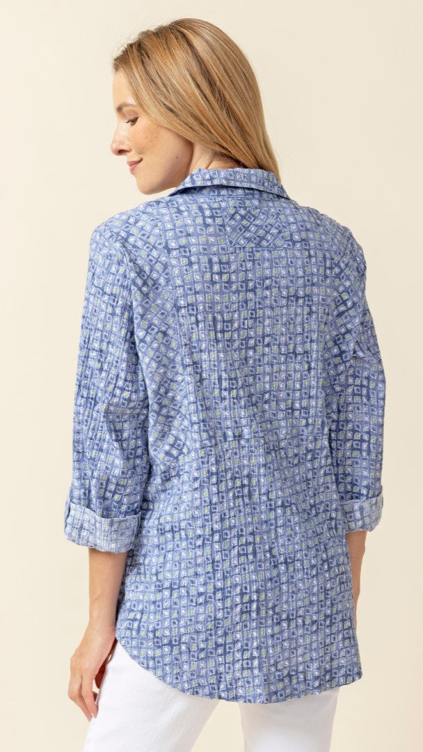 Habitat Crinkle Cotton Miami Boyfriend Tunic
