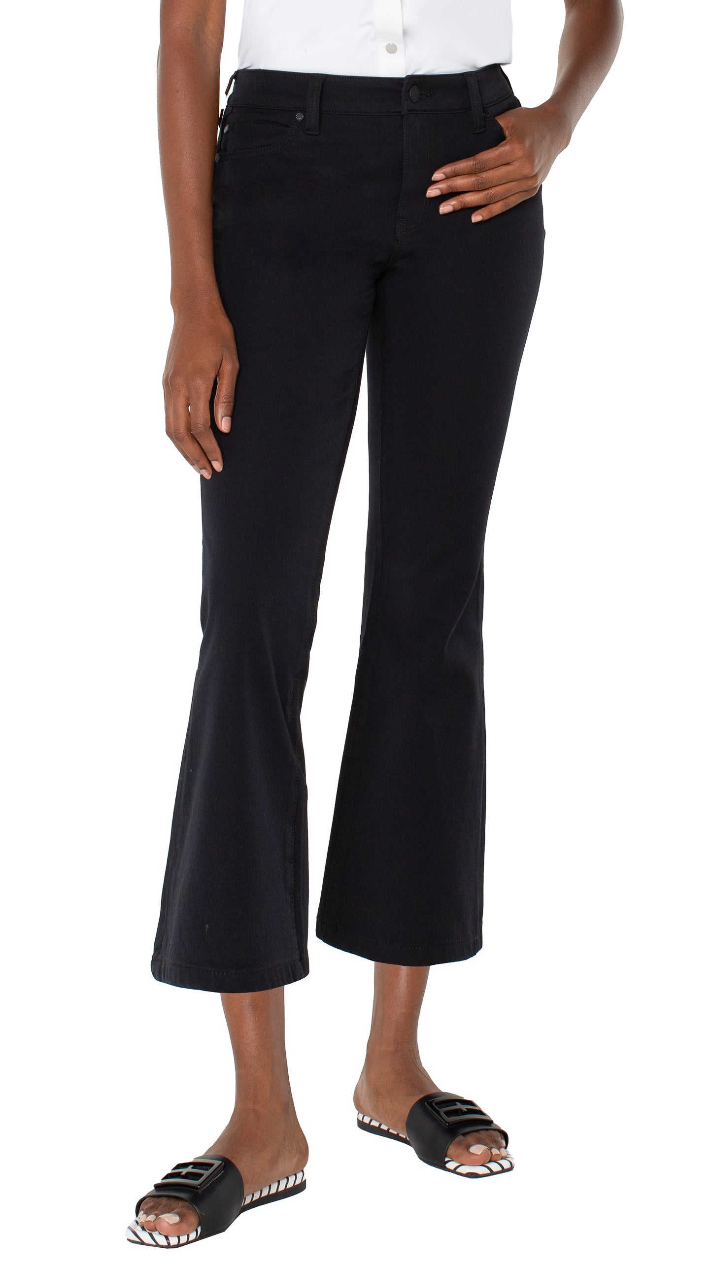 Liverpool Hannah Cropped Flare Pant