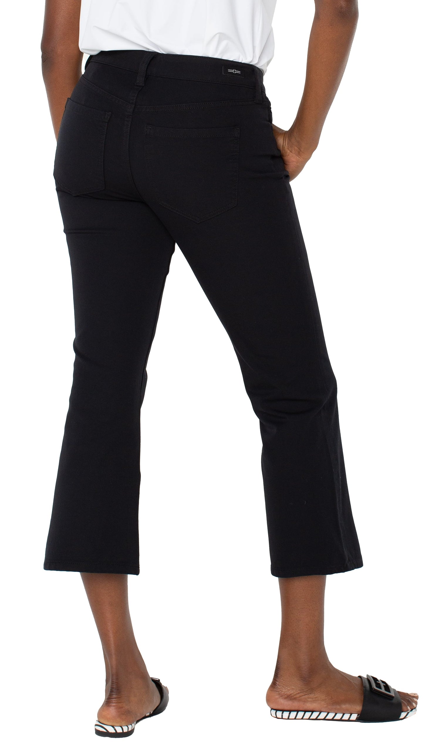 Liverpool Pants Liverpool Hannah Cropped Flare Pant Liverpool Hannah Cropped Flare Pant