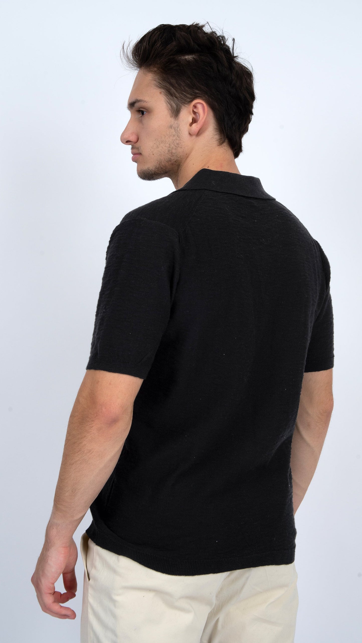 Hedge Short Sleeve Johnny Collar Polo
