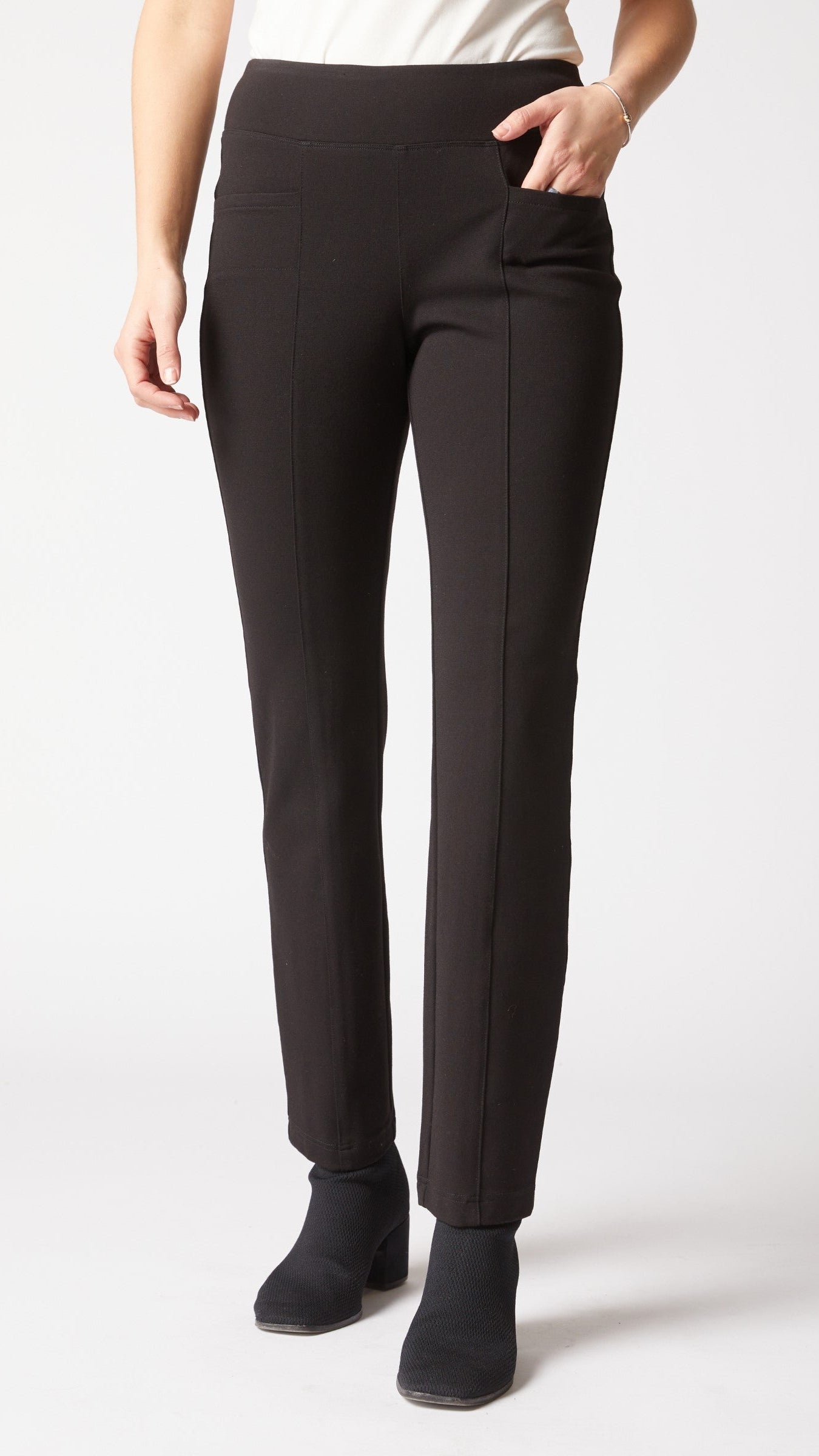 Habitat Luxe Ponte Seamed Pocket Pant