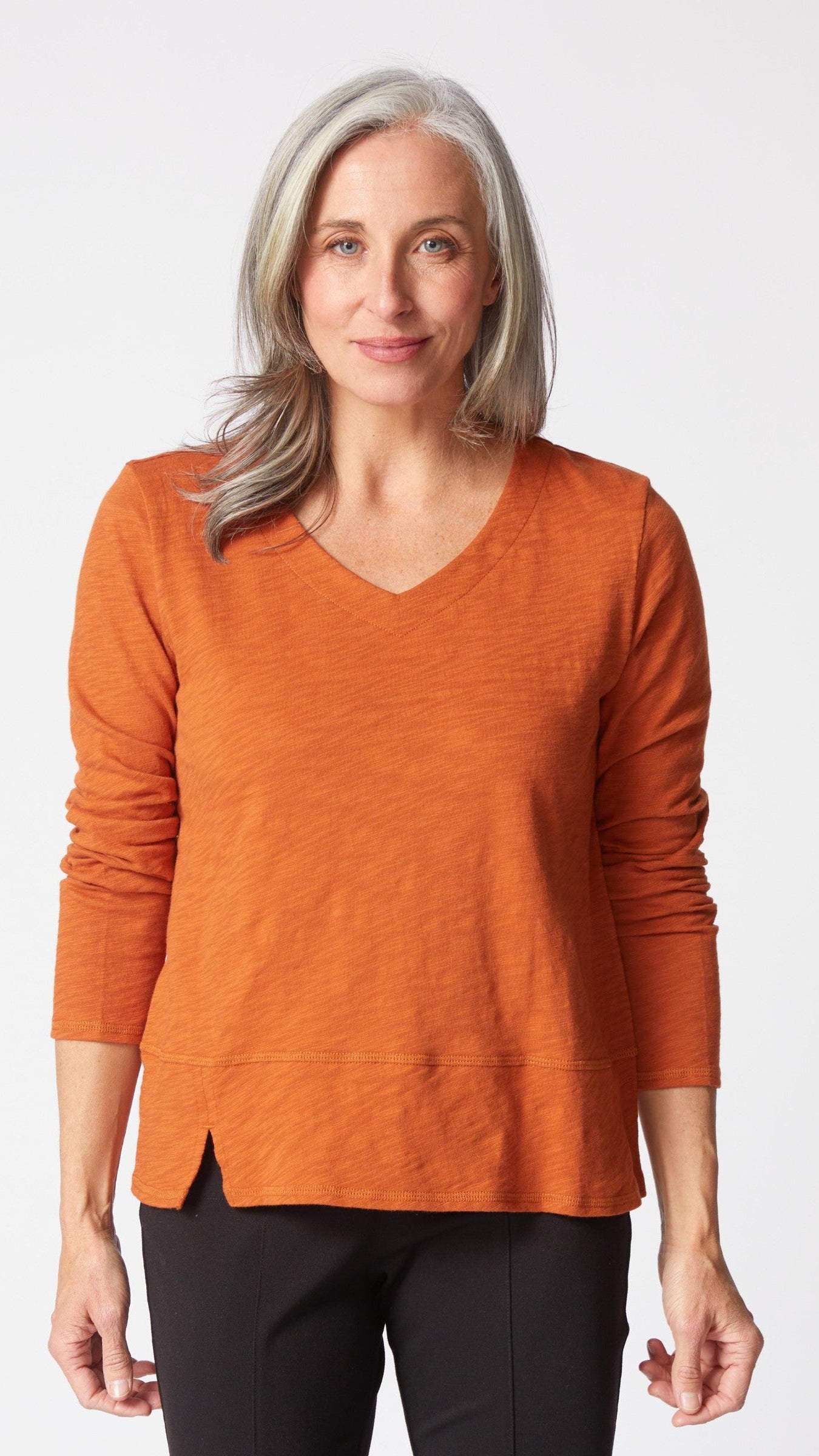 Habitat Cotton Pebble Seamed Long Sleeve Tee - Multiple Colors