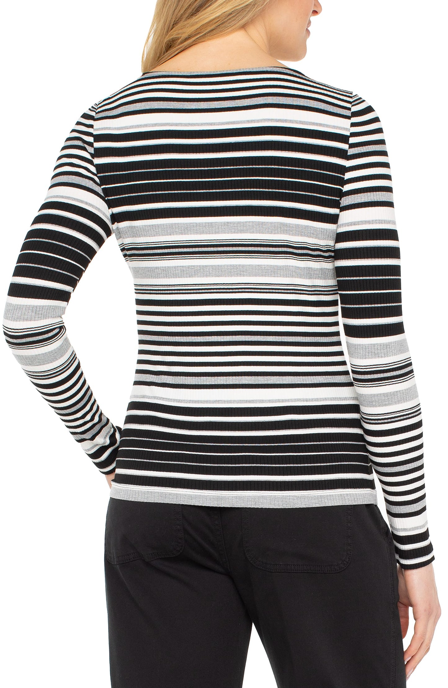 Liverpool Tees Liverpool Stripe Boatneck Knit Top - Multiple Colors Liverpool Stripe Boatneck Knit Top - Multiple Colors