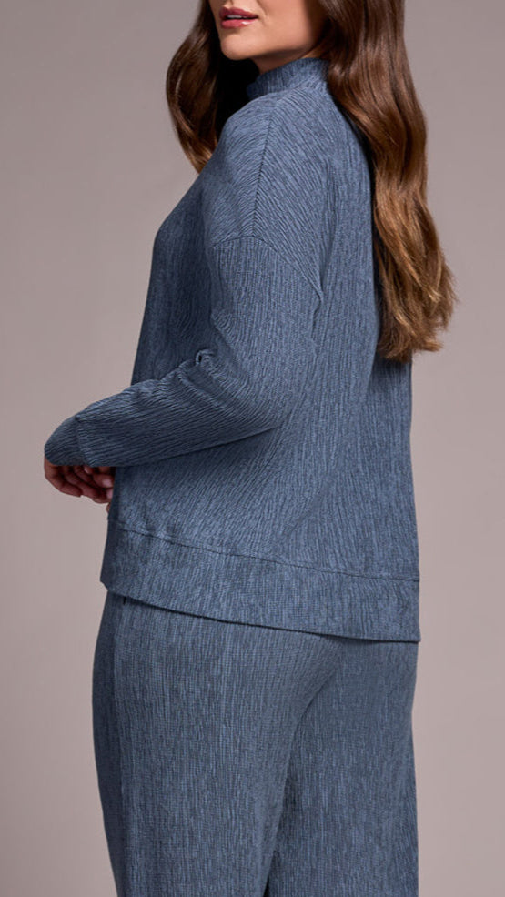 Tribal Mock Neck Sweater - Multiple Colors