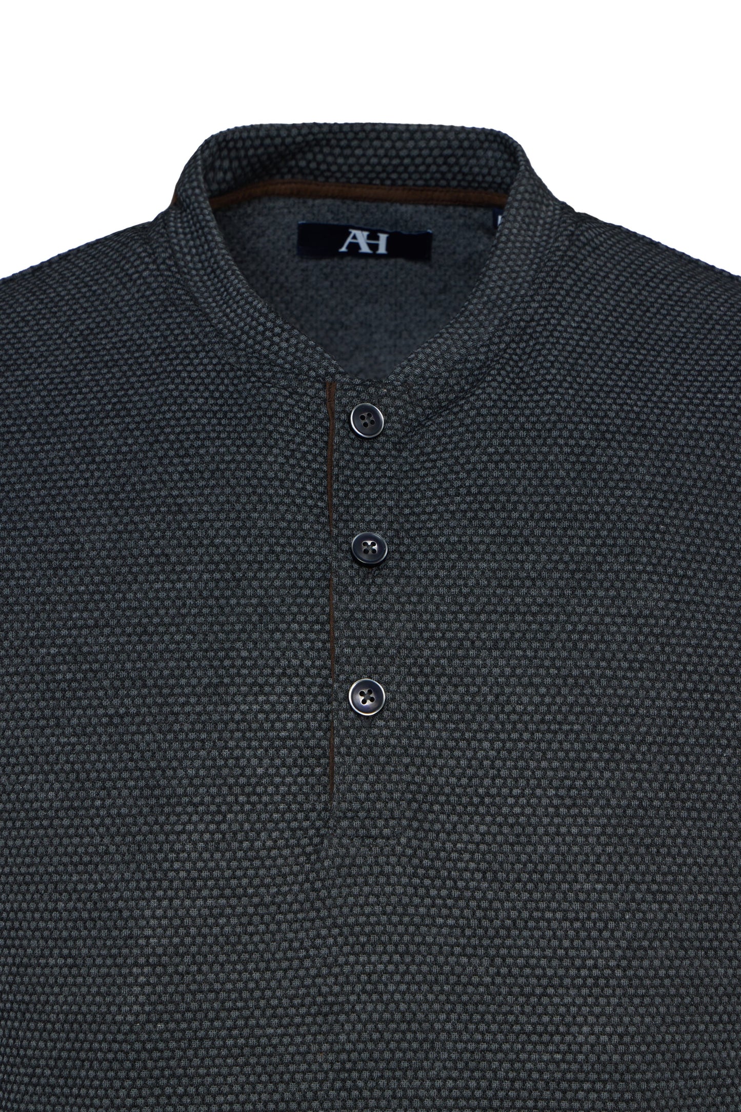 American Heritage Men's Sweatshirts & Hoodies American Heritage 3 Button Dobby Henley American Heritage 3 Button Dobby Henley
