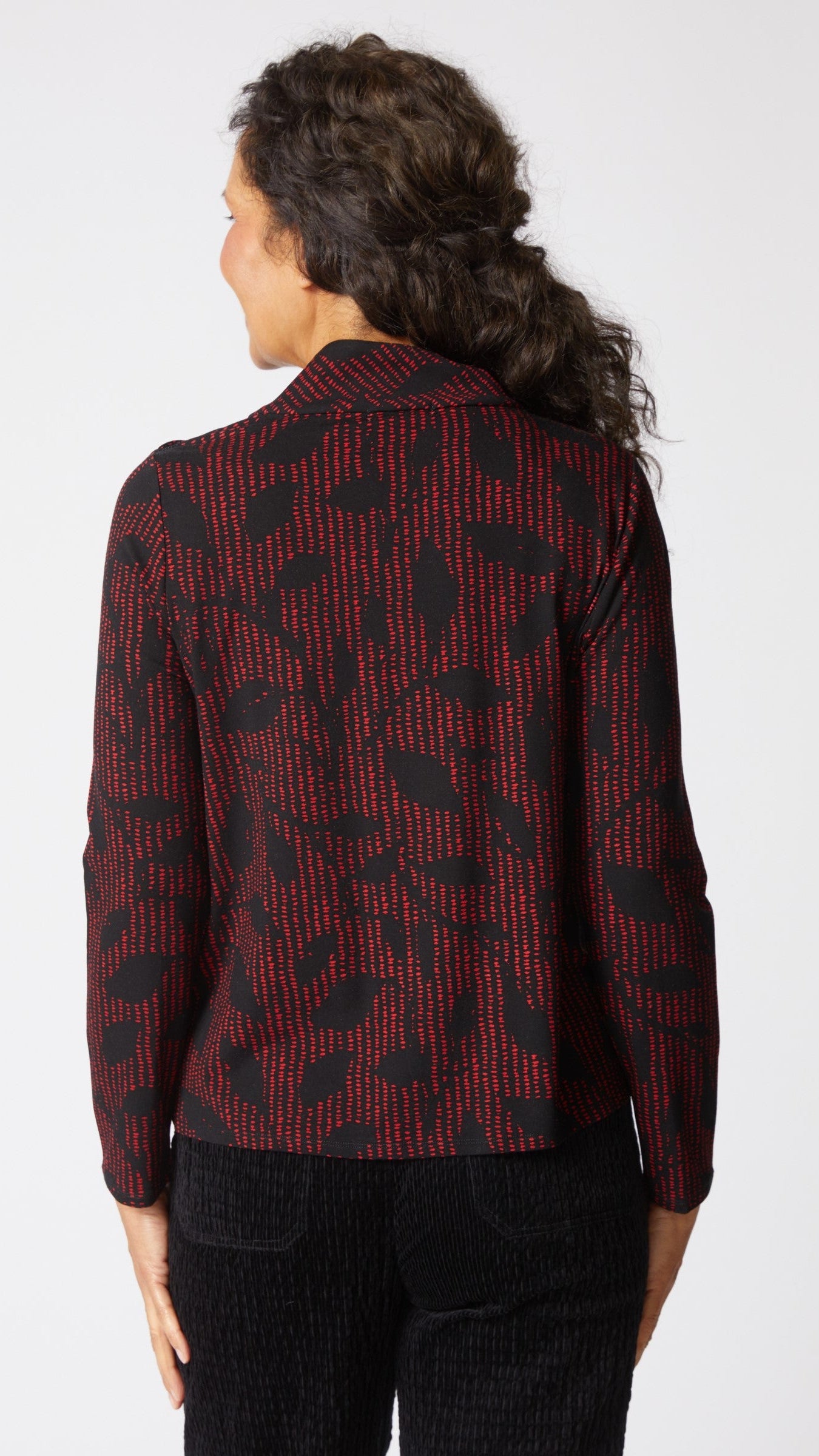 Habitat Core Travel Canopy Wrap Neck Top