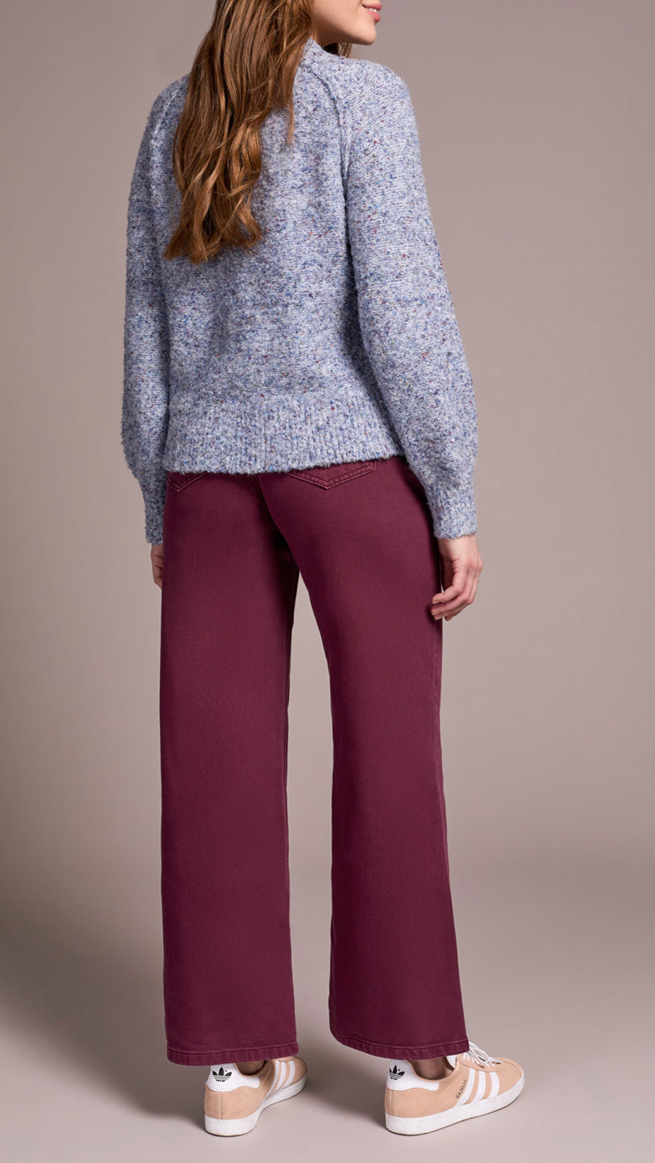 Tribal Marled Crew Neck Sweater - Multiple Colors