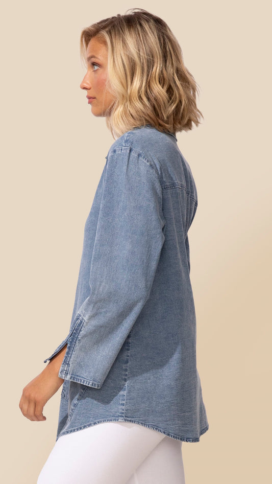 Habitat Tops Habitat Perfect Travel Zip Sleeve Shirt Habitat Perfect Travel Zip Sleeve Shirt
