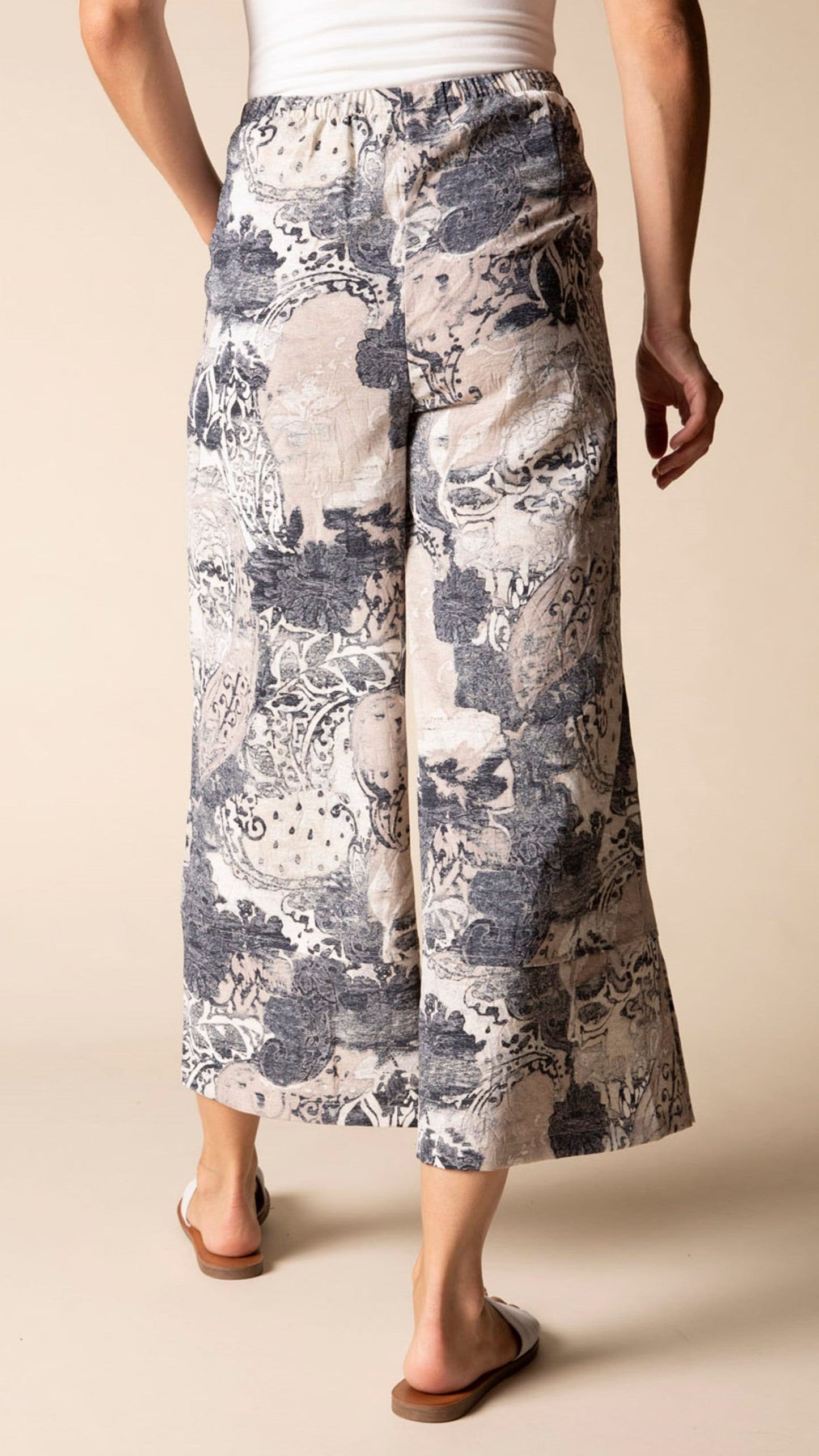 Habitat Pants Habitat Button Hem Crop Pant Habitat Button Hem Crop Pant