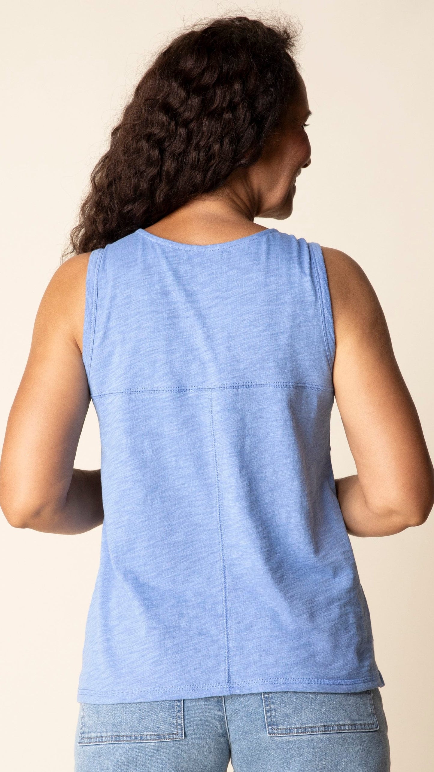 Habitat Tanks Habitat Cotton Pebble Pieced Tank - Multiple Colors Habitat Cotton Pebble Pieced Tank - Multiple Colors