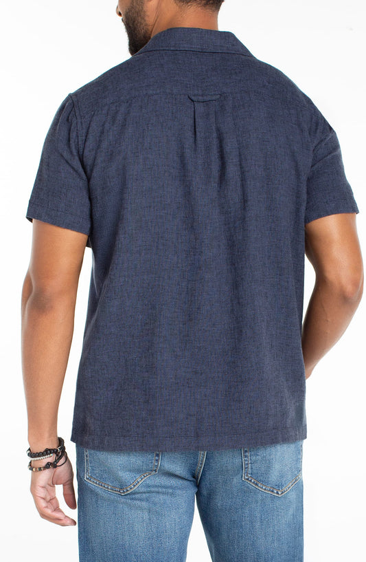 Liverpool Men's Men's Button Downs Liverpool Men's Short Sleeve Button Up Camp Shirt Liverpool Men's Short Sleeve Button Up Camp Shirt
