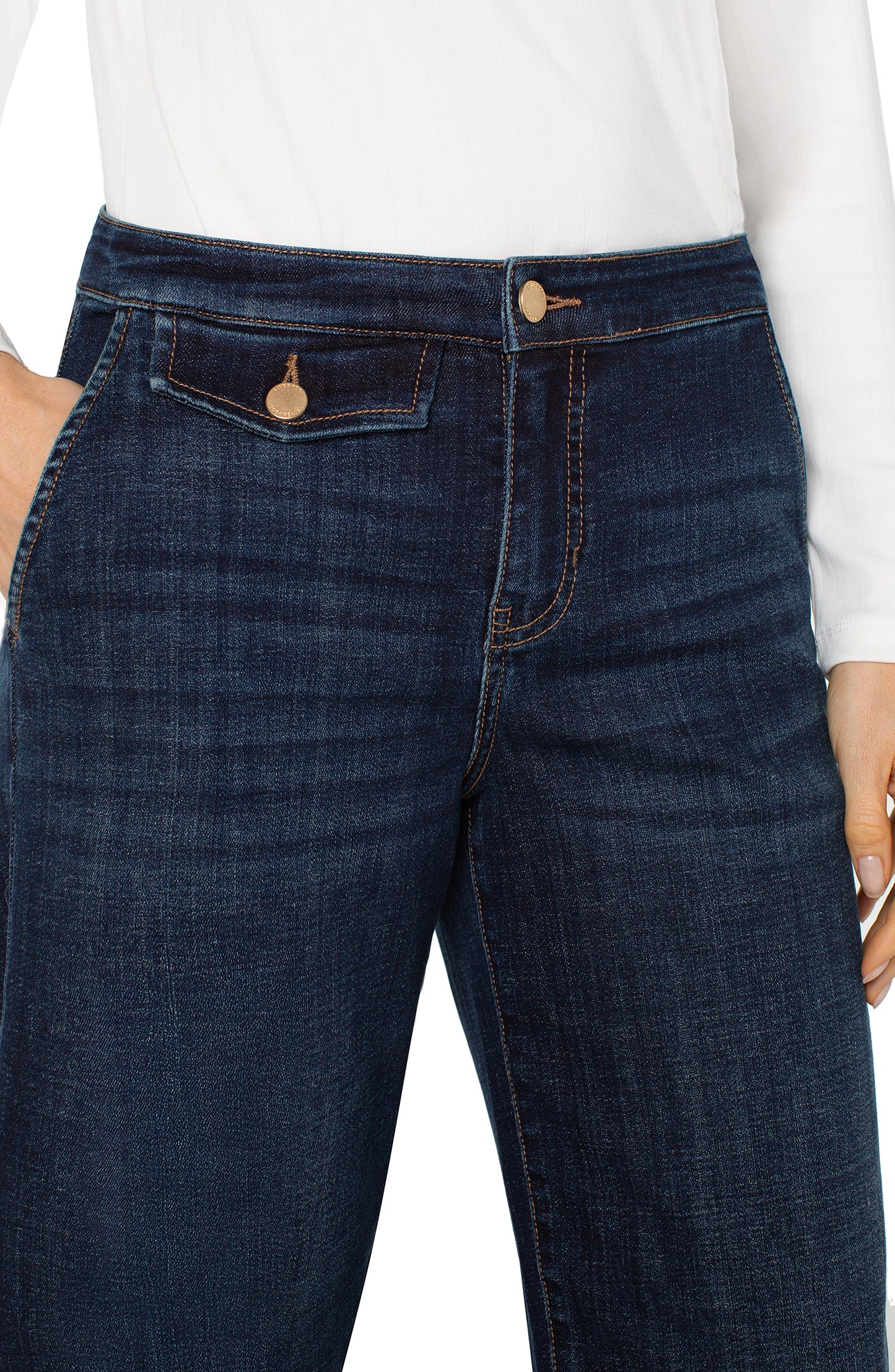 Liverpool Stride Wide Leg Pant