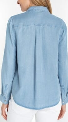 Liverpool Blouses Liverpool Long Sleeve Shirt w/Pockets Liverpool Long Sleeve Shirt w/Pockets