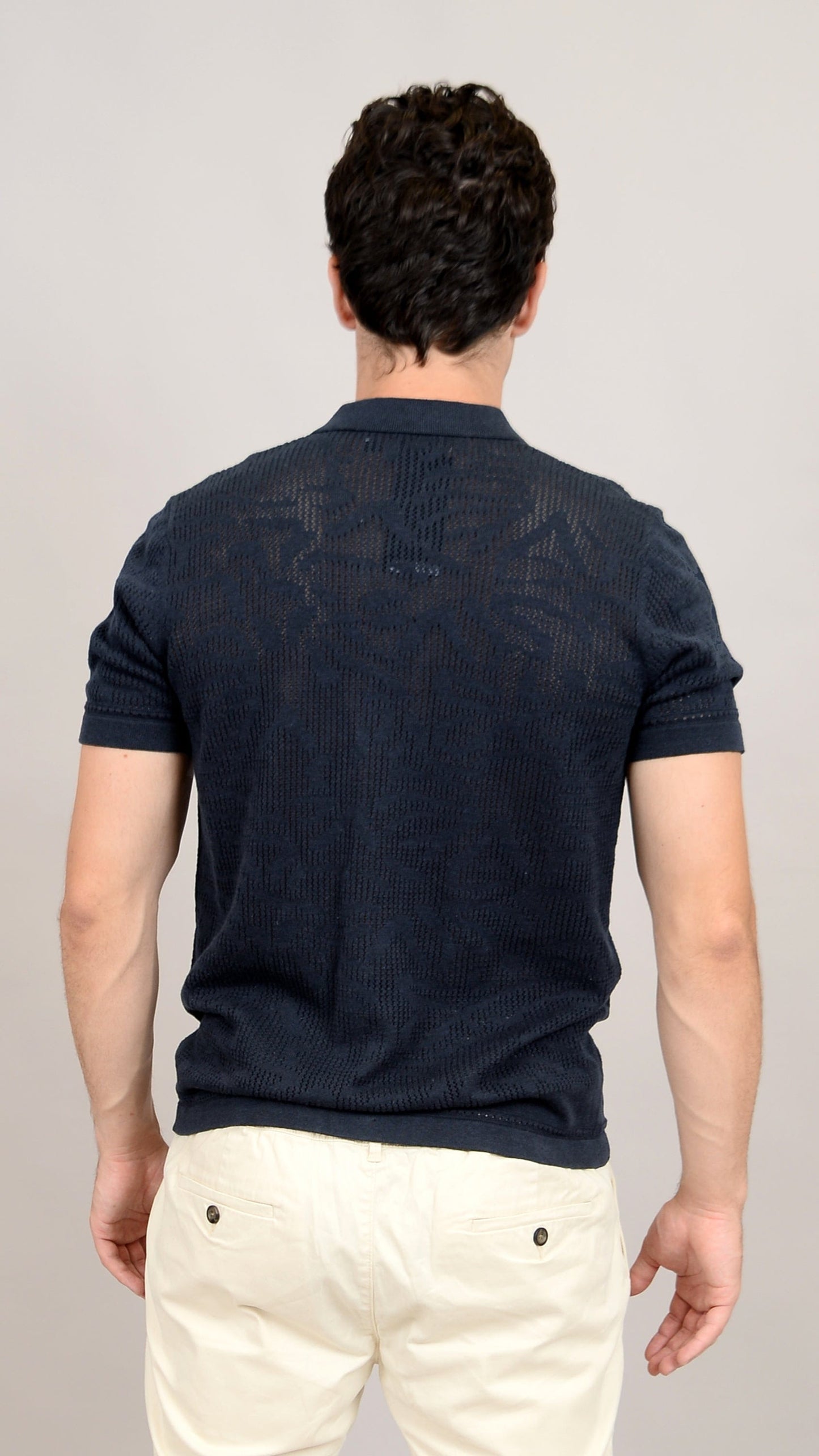 Hedge Men's Button Downs Hedge Pointelle Cardigan Hedge Pointelle Cardigan