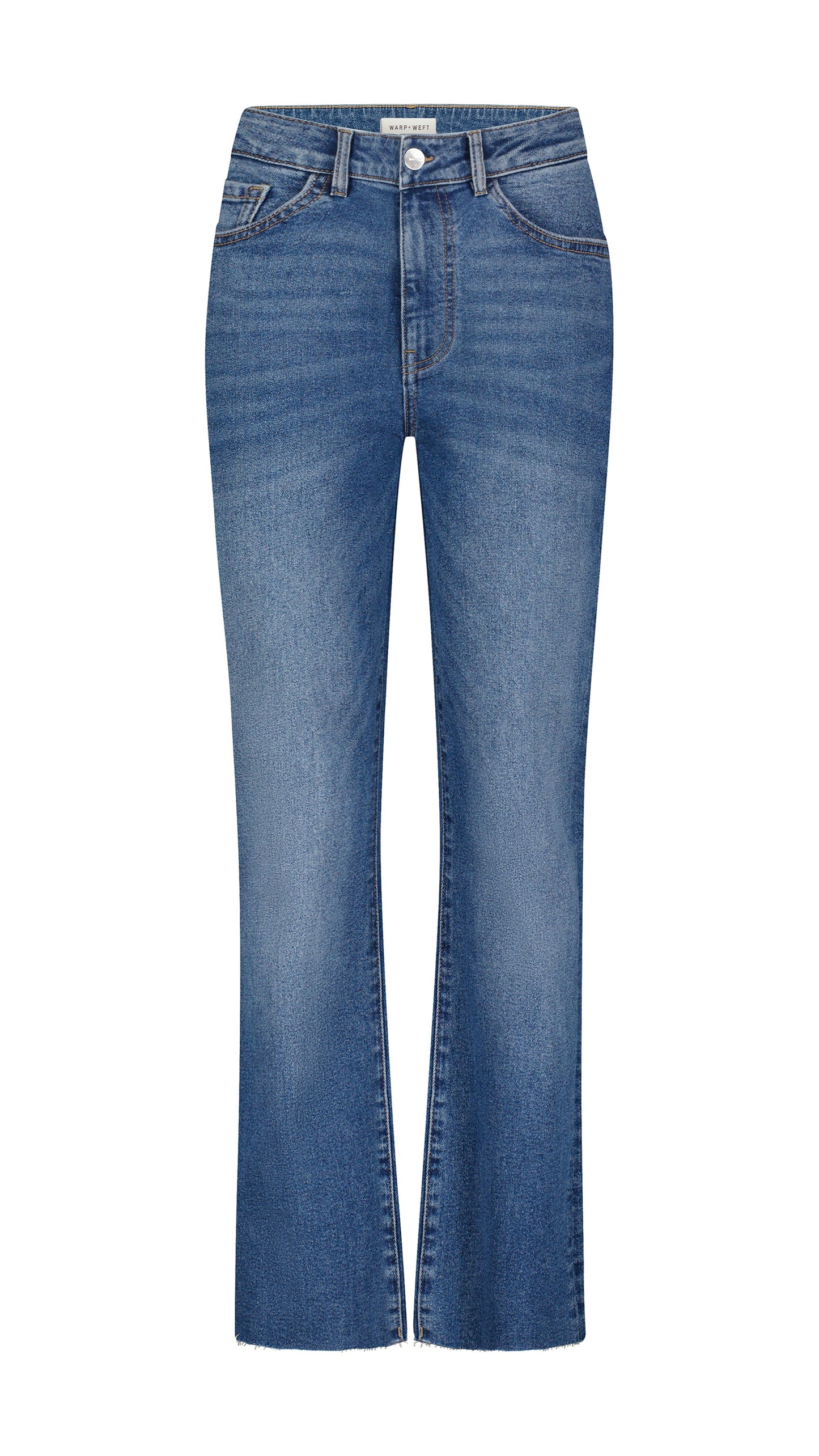 Warp & Weft NAO Cropped Bootcut Denim Pant - Multiple Colors