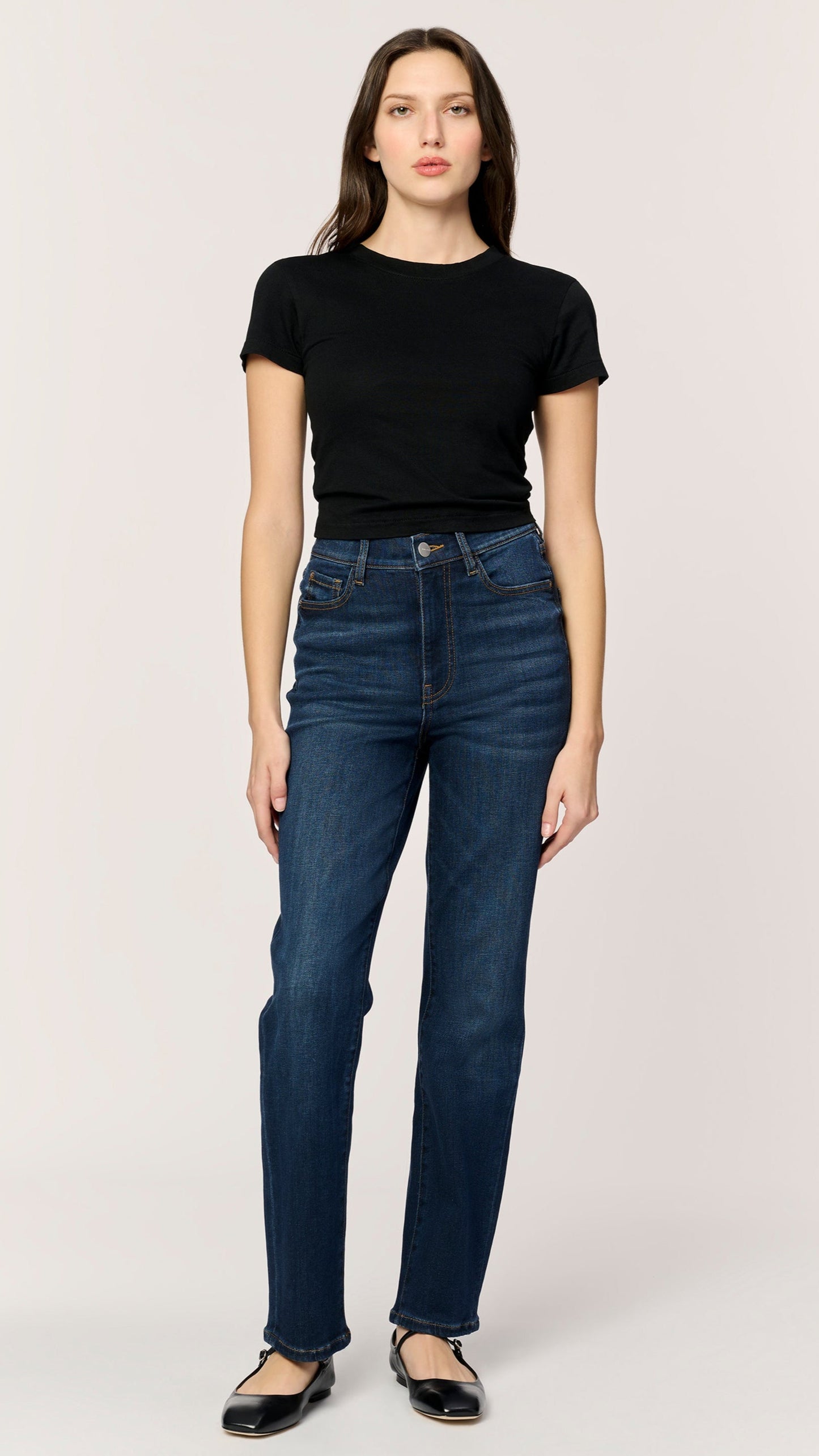 Warp & Weft Ase Stretch Straight Denim Pant - Multiple Colors