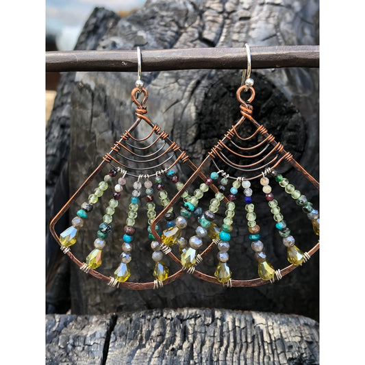 Art By Any Means Earrings Art By Any Means Fan Earrings 20719269 Art By Any Means Fan Earrings