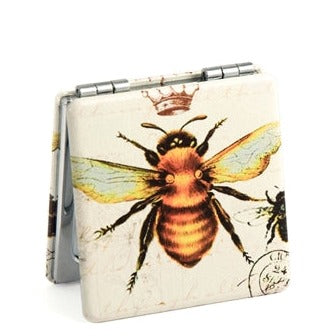 Value Arts Bumble Bee Travel Compact Mirror