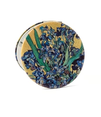 Value Arts Compact Mirrors Value Arts Irises Round Travel Compact Mirror 76705189 Value Arts Irises Round Travel Compact Mirror