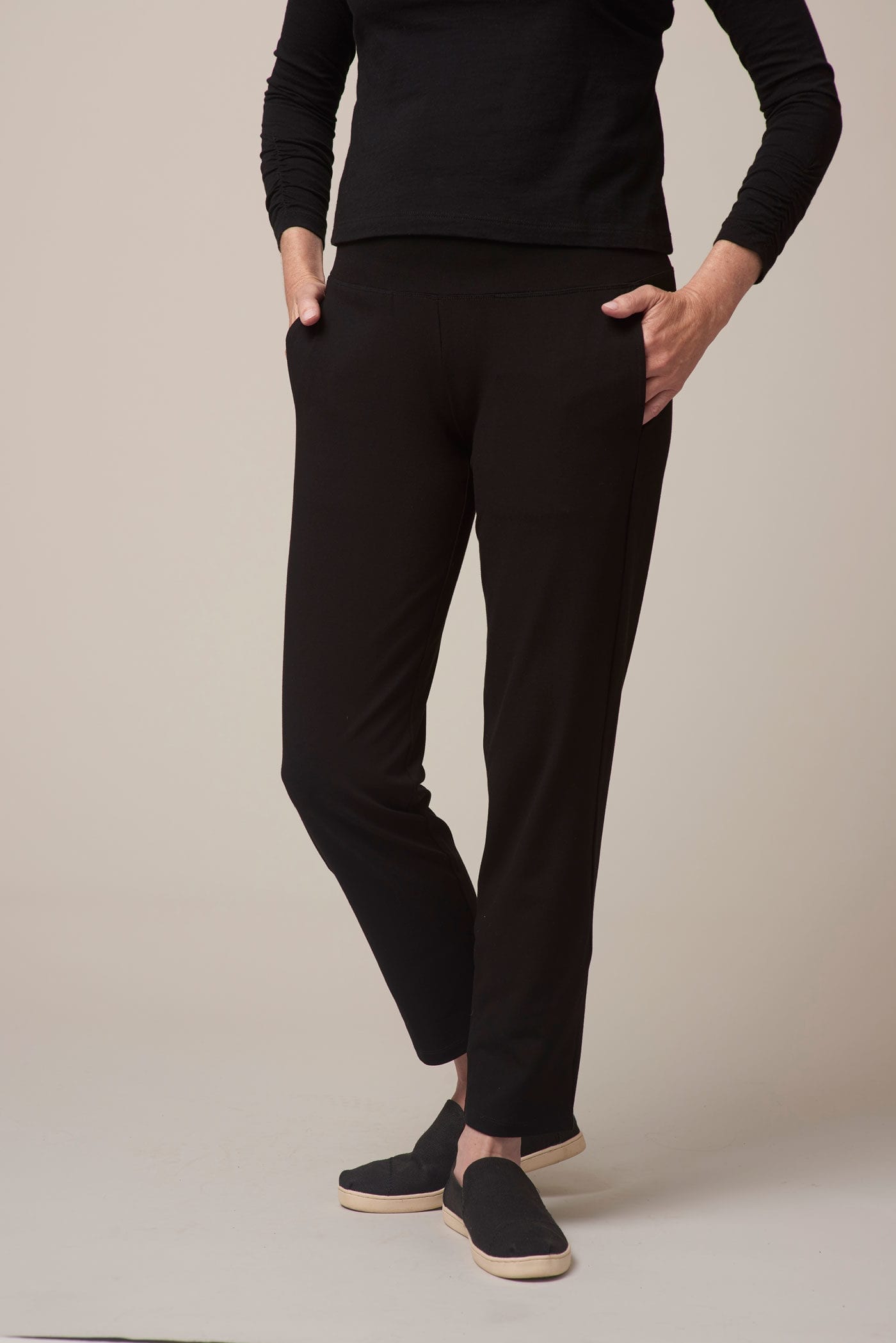 Habitat Core Travel Knit Straight Pant Black