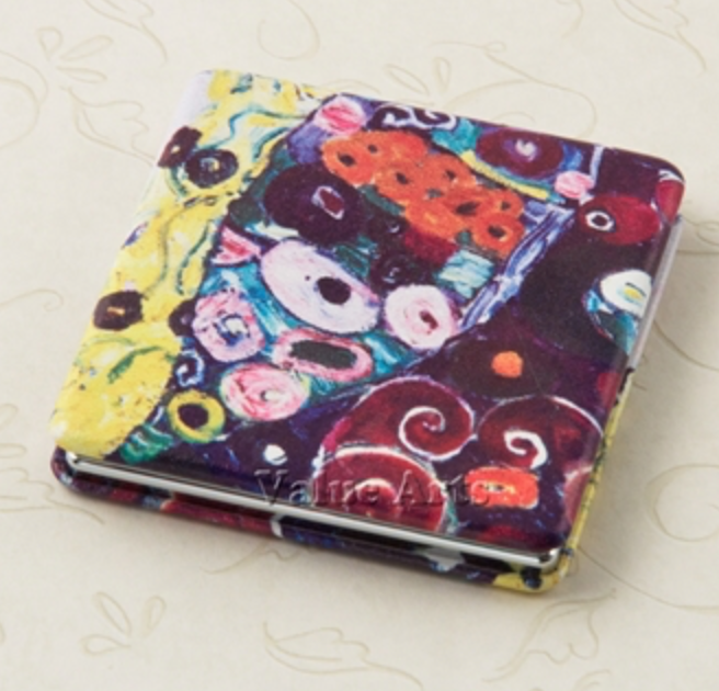 Value Arts Klimt Purple Travel Compact Mirror