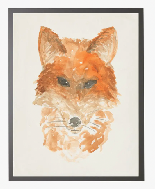Antique Curiosities Watercolor Fox